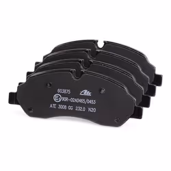 ATE 13.0460-3875.2 Brake pad set prepared for wear warning indicator, incl. wear warning contact with brake caliper screws with accessories - Additional view 5