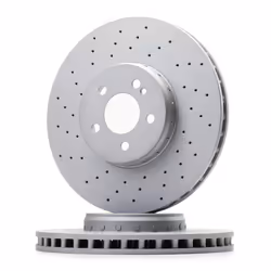 Brake disc; ATE; 342,0 32,0 5 112,0 two-part brake disc, perforated/vented Coated Alloyed/High-carbon; for MERCEDES-BENZ; 000 ...
