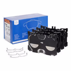 Brake pad set; ATE; prepared for wear warning indicator, excl. wear warning contact with anti-squeak plate with accessories; ...