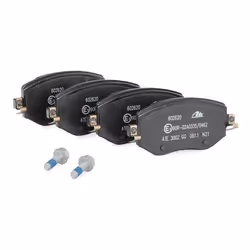 ATE 13.0460-2620.2 Brake pad set not prepared for wear warning indicator, excl. wear warning contact with brake caliper screws RENAULT: Megane 4