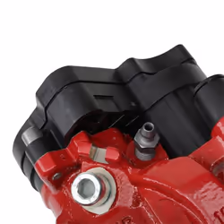 ATE 24.6238-7007.5 Brake caliper red without holder AUDI: A3 Sportback, A3 Hatchback, TT Coupe, VOLKSWAGEN: Golf 7, Golf 7 Variant