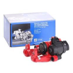 ATE 24.6238-7008.5 Brake caliper red without holder AUDI: A3 Sportback, A3 Hatchback, TT Coupe, VOLKSWAGEN: Golf 7, Golf 7 Variant