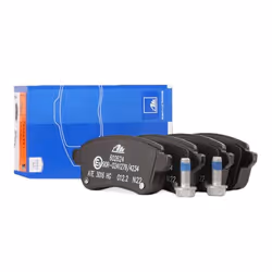 Brake pad set; ATE; not prepared for wear warning indicator, excl. wear warning contact with brake caliper screws; for RENAUL ...