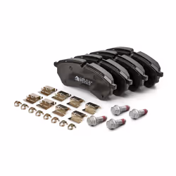 ATE 13.0460-3886.2 Brake pad set prepared for wear warning indicator, excl. wear warning contact with brake caliper screws with accessories