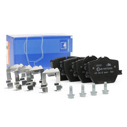 ATE 13.0460-5523.2 Brake pad set prepared for wear warning indicator, excl. wear warning contact with brake caliper screws with accessories