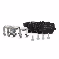 ATE 13.0460-5523.2 Brake pad set prepared for wear warning indicator, excl. wear warning contact with brake caliper screws with accessories