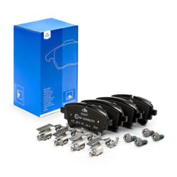 ATE 13.0460-2647.2 Brake pad set prepared for wear warning indicator, excl. wear warning contact with brake caliper screws with accessories AUDI: Q5