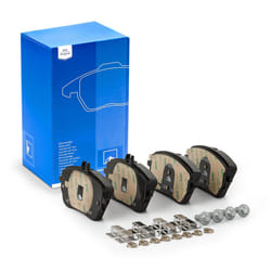 ATE 13.0460-3883.2 Brake pad set prepared for wear warning indicator, excl. wear warning contact with brake caliper screws with accessories