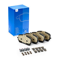 ATE 13.0460-3889.2 Brake pad set prepared for wear warning indicator, excl. wear warning contact with brake caliper screws with accessories