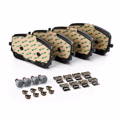 ATE 13.0460-3889.2 Brake pad set prepared for wear warning indicator, excl. wear warning contact with brake caliper screws with accessories