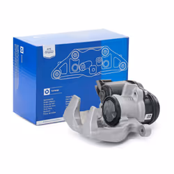 Brake caliper; ATE; with electric motor, without holder for vehicles with electric parking brake; for AUDI; 8W0615403, 8W0615 ...