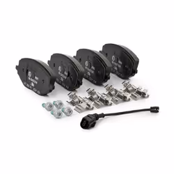 ATE 13.0460-2643.2 Brake pad set incl. wear warning contact with brake caliper screws with accessories VOLKSWAGEN: Golf VIII Hatchback