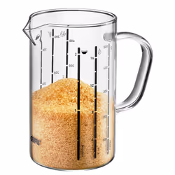GEFU METI measuring cup 0.5 L Borosilicate glass