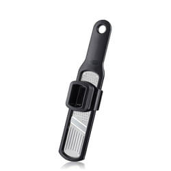 GEFU 50472 manual grater/spiralizer Flat grater Black, Stainless steel