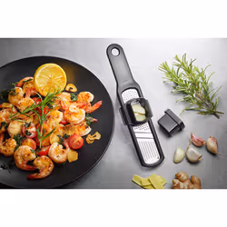 GEFU 50472 manual grater/spiralizer Flat grater Black, Stainless steel