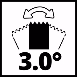 Einhell Multifunktionswerkzeug TE-MG 200 CE (200 W, Konstantelektronik, Staubabsaugung, 6x Schleifpapier, Schaber, Sägeblatt, im Koffer) - Additional view 6