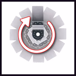 Einhell Multifunktionswerkzeug TE-MG 200 CE (200 W, Konstantelektronik, Staubabsaugung, 6x Schleifpapier, Schaber, Sägeblatt, im Koffer) - Additional view 9