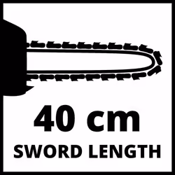 Einhell Electric Chainsaw GH-EC 2040 Tool-Free Tensioning Ergonomic Corded 2000W - Additional view 7