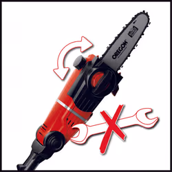 Einhell Ebrancheur et taille-haie sans fil sur batterie GE-HC 18 Li T Set Power X-Change (lithium ion, 18 V, télescopique, scie à chaîne de 170 mm, taille-haie de 400 mm y compris batterie de 3.0 Ah et chargeur) - Additional view 10