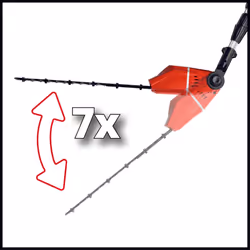 Einhell Ebrancheur et taille-haie sans fil sur batterie GE-HC 18 Li T Set Power X-Change (lithium ion, 18 V, télescopique, scie à chaîne de 170 mm, taille-haie de 400 mm y compris batterie de 3.0 Ah et chargeur) - Additional view 7