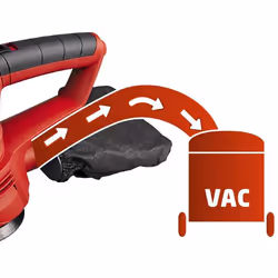 Einhell TC-RS 38 E Orbital sander 13000, 26000 Black, Red - Additional view 4