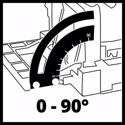 Einhell Biscuit Jointer TC-BJ 900 860W Joint Cutting Home DIY Saw Electric - Additional view 6