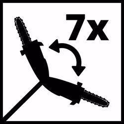 Einhell Cordless High Reach Chainsaw Power X-Change 18V GE-LC 18 Li T BODY ONLY - Additional view 6