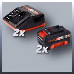 Einhell GE-CM 43 Li M Kit Push lawn mower Battery Black, Grey, Red - Additional view 4
