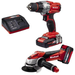 Einhell TE-TK 18 Li Kit (CD+AG) Black, Grey, Red