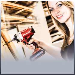 Einhell TE-CI 18 Li 1/4" 2900 RPM 180 N⋅m Black, Red - Additional view 4