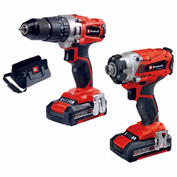 Einhell Drill Set Cordless 44Nm Combi Drill + 140Nm Impact Driver Power X-Change