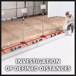 Einhell Laser Measuring Tool Distance Area Volume Calculator TC-LD 50 - Additional view 4