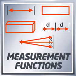 Einhell Laser Measuring Tool Distance Area Volume Calculator TC-LD 50 - Additional view 6