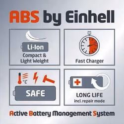 Einhell GC-CT 18/24 Li P 24 cm Battery Black, Red - Additional view 7
