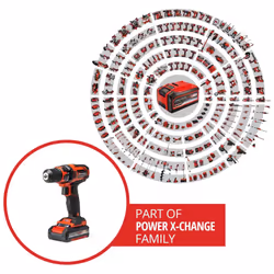 Einhell Cordless Drill Driver 35Nm 18V With Battery TC-CD 18/35 Power X-Change - Additional view 8