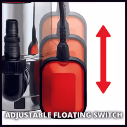 Einhell Dirty Water Pump 900W Submersible GC-DP 9035 N For Pond Flood Drains - Additional view 6