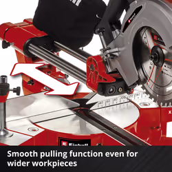 Einhell Cordless Sliding Mitre Saw 210mm 36V Drag TE-SM 36/210 Li BODY ONLY - Additional view 7