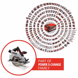 Einhell Cordless Circular Saw 190mm 18V Brushless TE-CS 18/190 Li BL BODY ONLY - Additional view 9