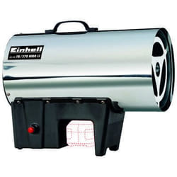 Einhell GE-HG 18/370 Niro Li-Solo D/AT Hot air gun Black, Stainless steel