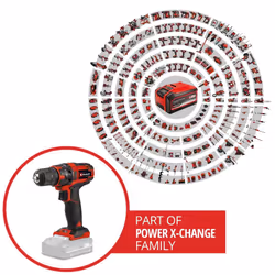 Einhell Cordless Drill Driver 35Nm 18V Power X-Change TC-CD 18/35 Li BODY ONLY - Additional view 5