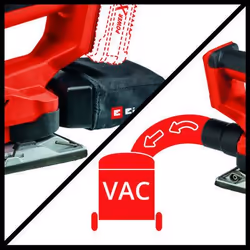 Einhell TE-OS 18/230 Li Solo Sheet sander 11000 RPM 22000 OPM Black, Red - Additional view 5