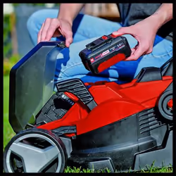 Einhell GE-CM 36/34-1 Li-Solo Walk behind lawn mower Battery Black, Red - Additional view 5