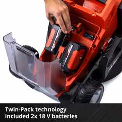 Einhell Cordless Lawnmower 36cm With Batteries Power X-Change 36V GE-CM 36/36 Li - Additional view 4