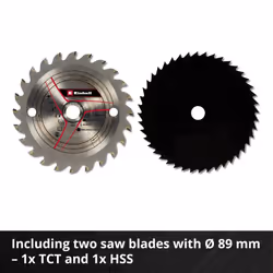 Einhell Cordless Mini Circular Saw 89mm 18V Power X-Change TE-CS 18/89 BODY ONLY - Additional view 4