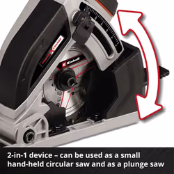 Einhell Cordless Mini Circular Saw 89mm 18V Power X-Change TE-CS 18/89 BODY ONLY - Additional view 5