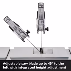 Einhell Cordless Table Saw 210mm 36V TE-TS 36/210 Li Power X-Change BODY ONLY - Additional view 4