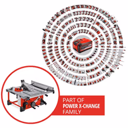 Einhell Cordless Table Saw 210mm 36V TE-TS 36/210 Li Power X-Change BODY ONLY - Additional view 8