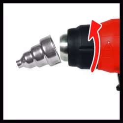 Einhell TE-HA 18 Li Hot air gun 200 l/min 550 °C Black, Red - Additional view 7