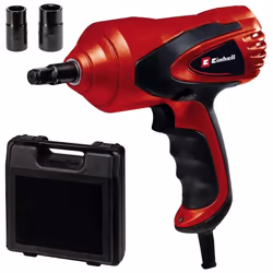 Einhell Car Impact Wrench CC-HS 12/1 (12 V, Max. 350 Nm Release Torque, Integrated Spirit Level, LED Light, Includes 2 Socket ...
