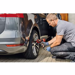 Einhell Car Impact Wrench CC-HS 12/1 (12 V, Max. 350 Nm Release Torque, Integrated Spirit Level, LED Light, Includes 2 Sockets with 17/19 & 21/23 mm,